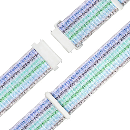 Bandz Correa nylon Loop Garmin Forerunner 265s (azul a rayas)