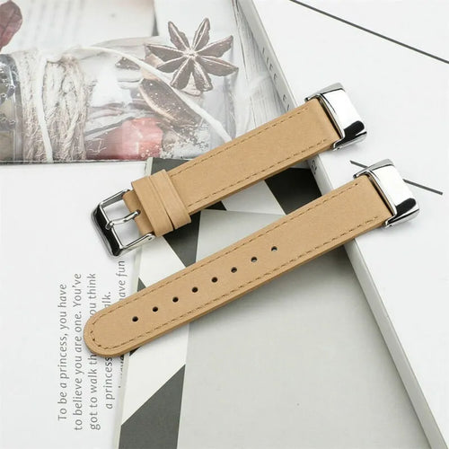 Leather Strap, laid flat, joined, 45° top view
