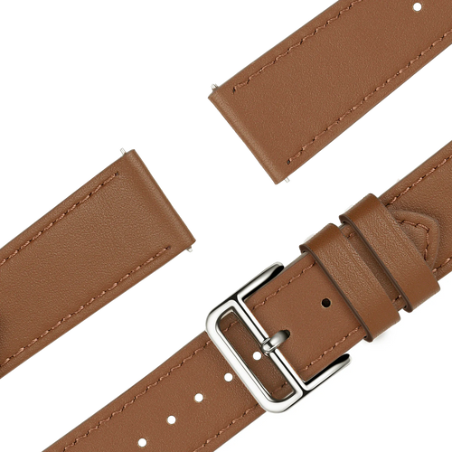 Bandz Correa cuero 'Deluxe' Garmin 18mm (marrón)