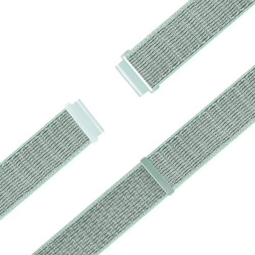 Bandz Garmin Forerunner 265s nylon loop band (licht cyaan)