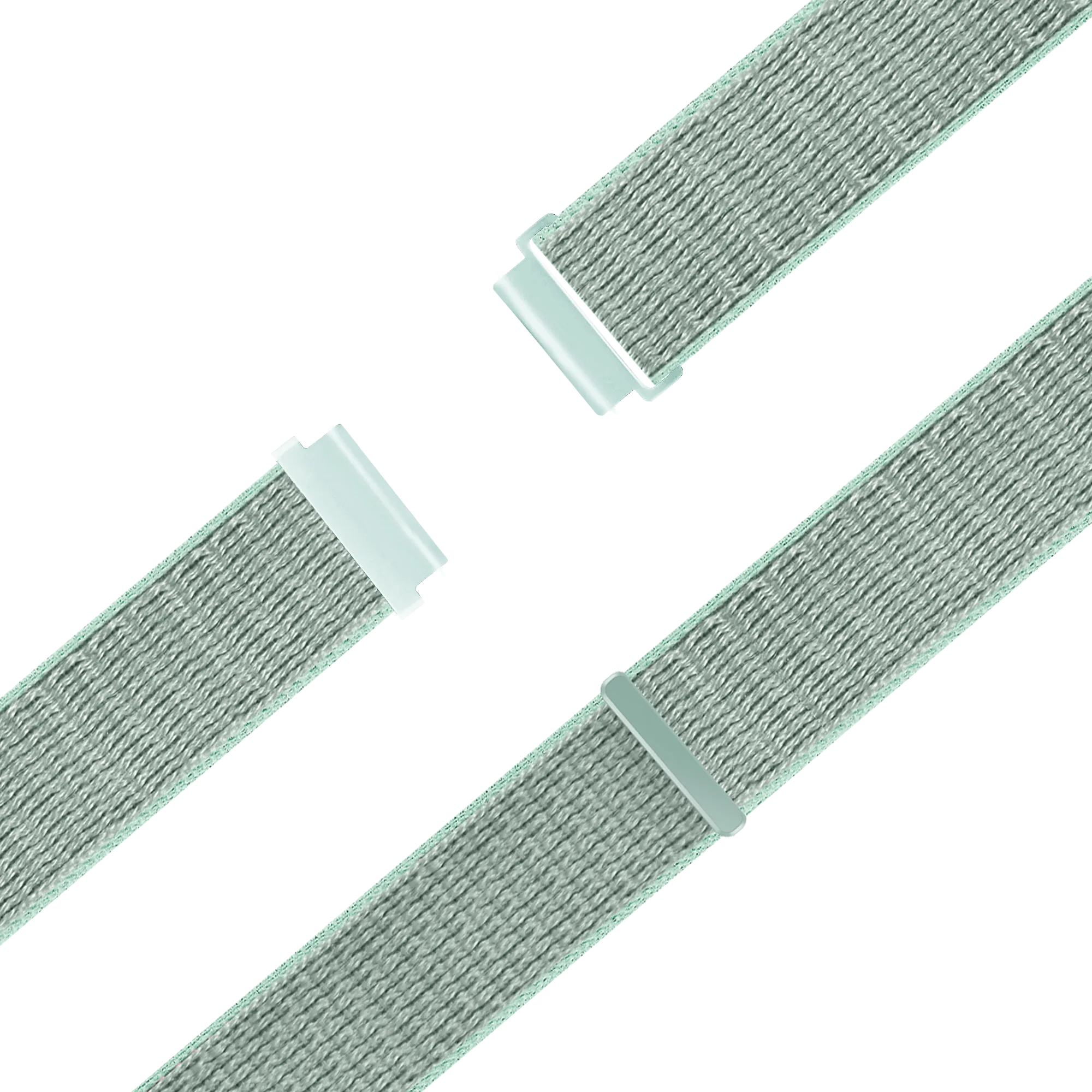 Bandz Garmin Forerunner 265s nylon loop band (licht cyaan)