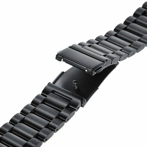 Steel Strap, black, laid flat, joined, 45° top view