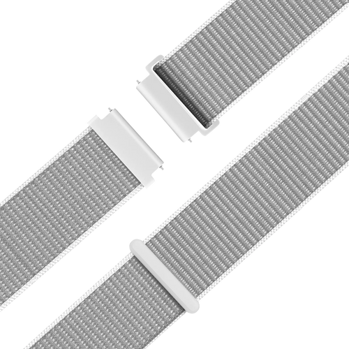 Bandz Garmin Venu 2s Nylon Loop Armband (Muschelweiß)