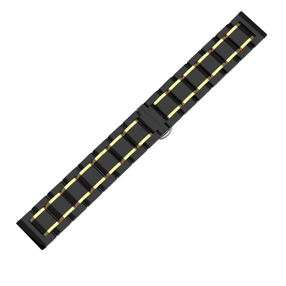 OnePlus Watch 3 - 43mm Keramik Gliederarmband (Schwarz/Gold)