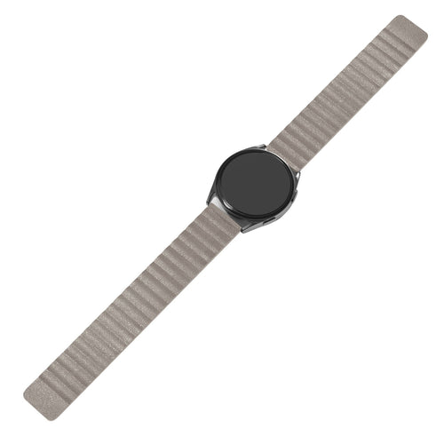 Bracelet cuir Loop Withings ScanWatch Nova (kaki)