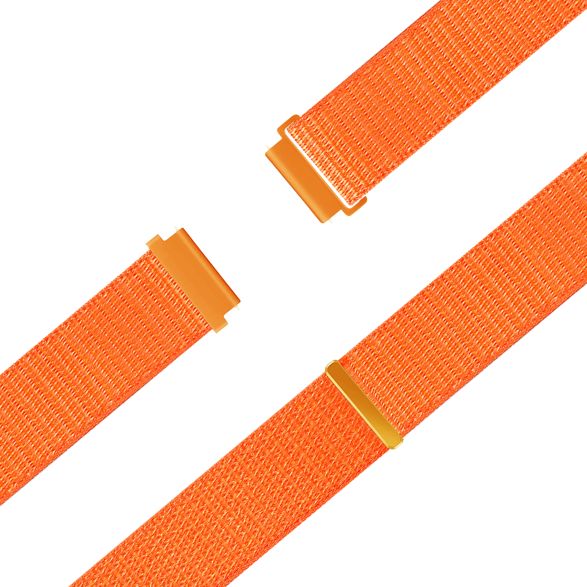 Bandz Garmin Vivoactive 4 Nylon Loop Armband (Orange)