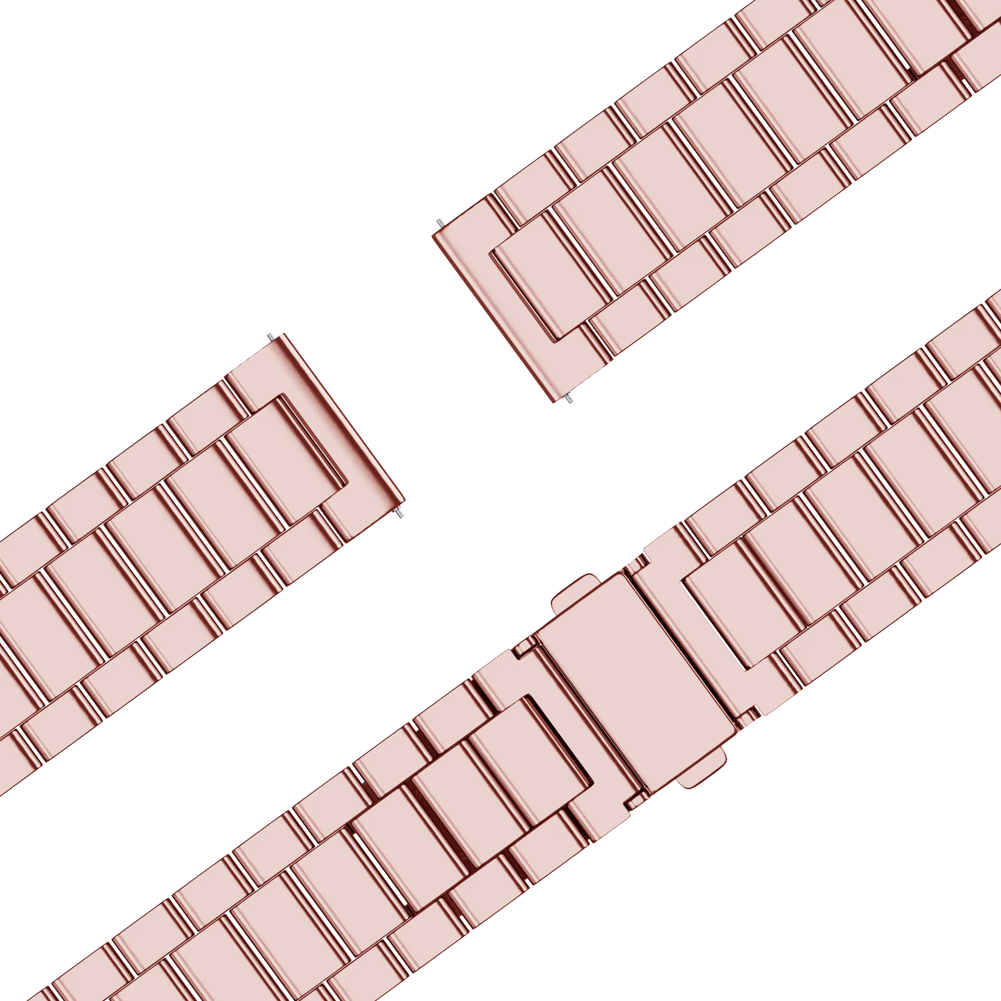 Bandz Garmin Forerunner 170 Steel Strap 'Classic' (Pink)