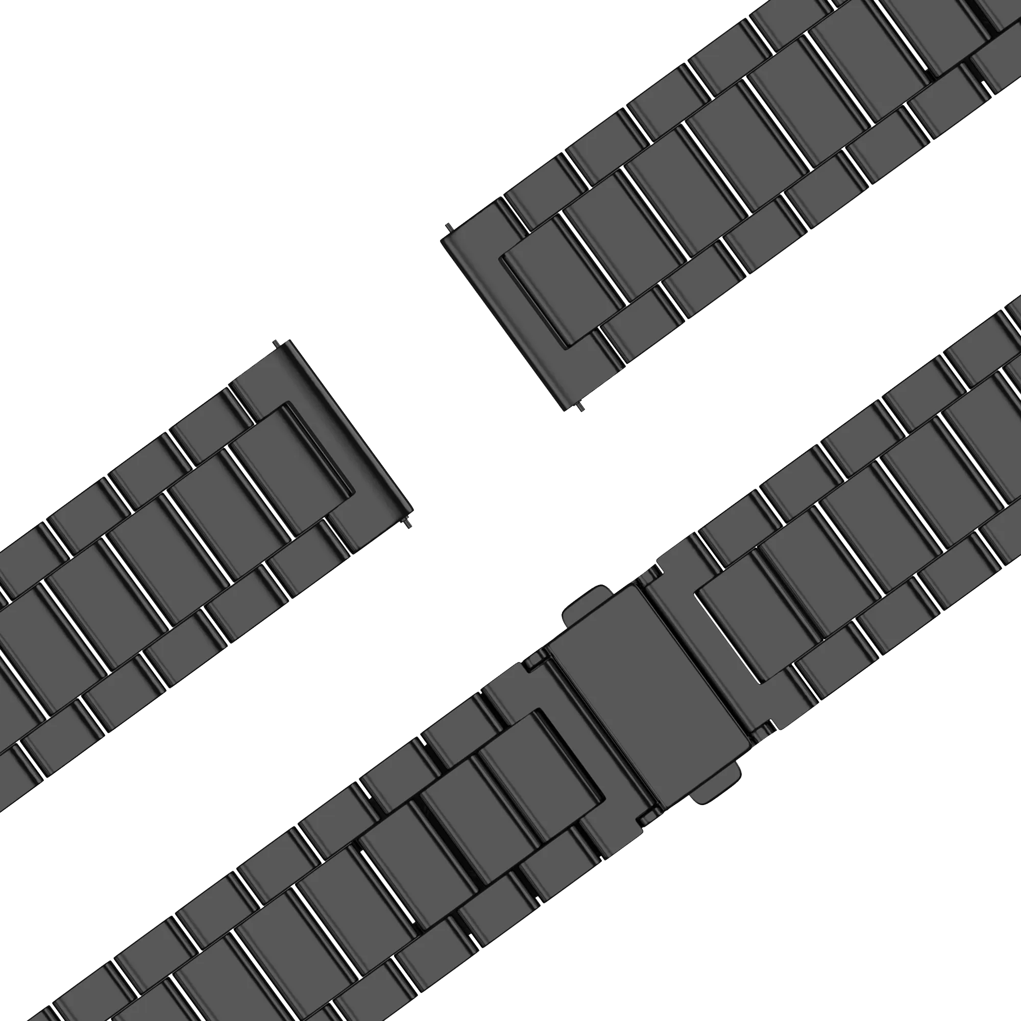 Bandz Garmin Forerunner 70 Steel Strap 'Classic' (Black)