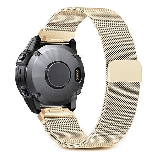Bracelet milanais premium Garmin Instinct 2s (champagne)