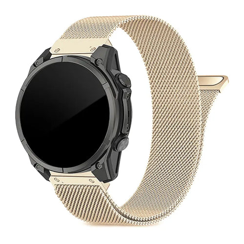 Bracelet milanais premium Garmin Instinct 2s (champagne)