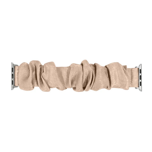 Nylon Scrunchie Strap, champagne