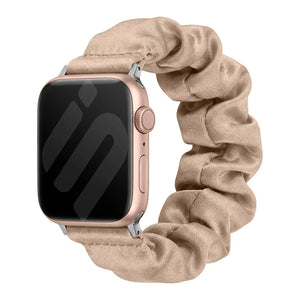 Nylon Scrunchie Strap, champagne