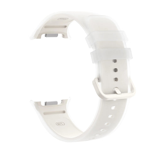 Samsung Galaxy Watch 8 - 44mm jelly siliconen band (crème)