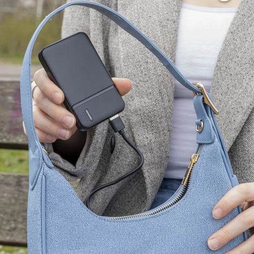 Coverzs Ultradünn 5.000 mah Powerbank (schwarz)