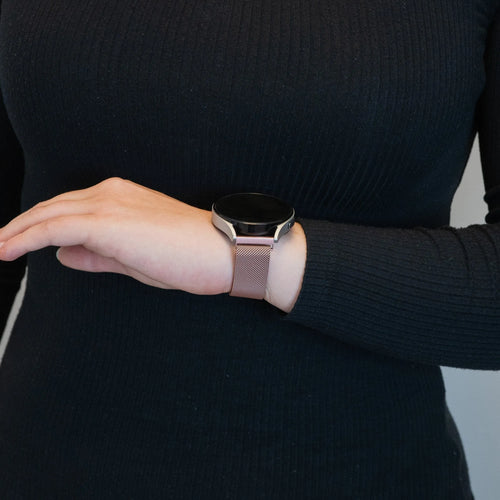 Bandz Correa loop milanesa Amazfit Bip 3 (Pro) (rosa)