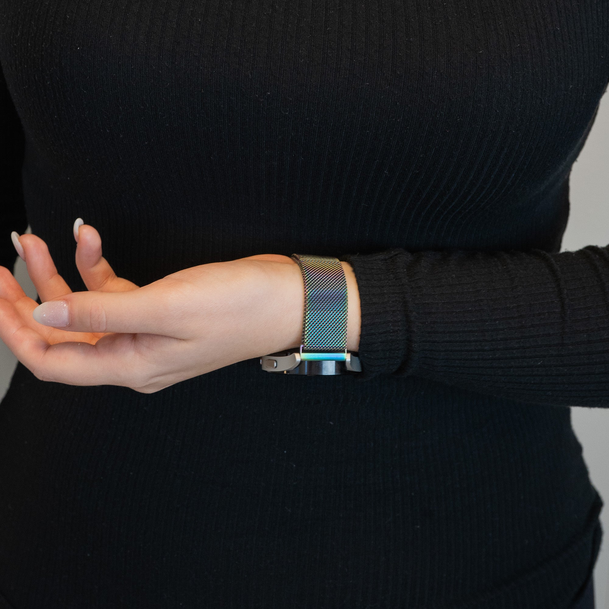 Bandz Garmin Venu Milanese Loop Armband (Regenbogen)