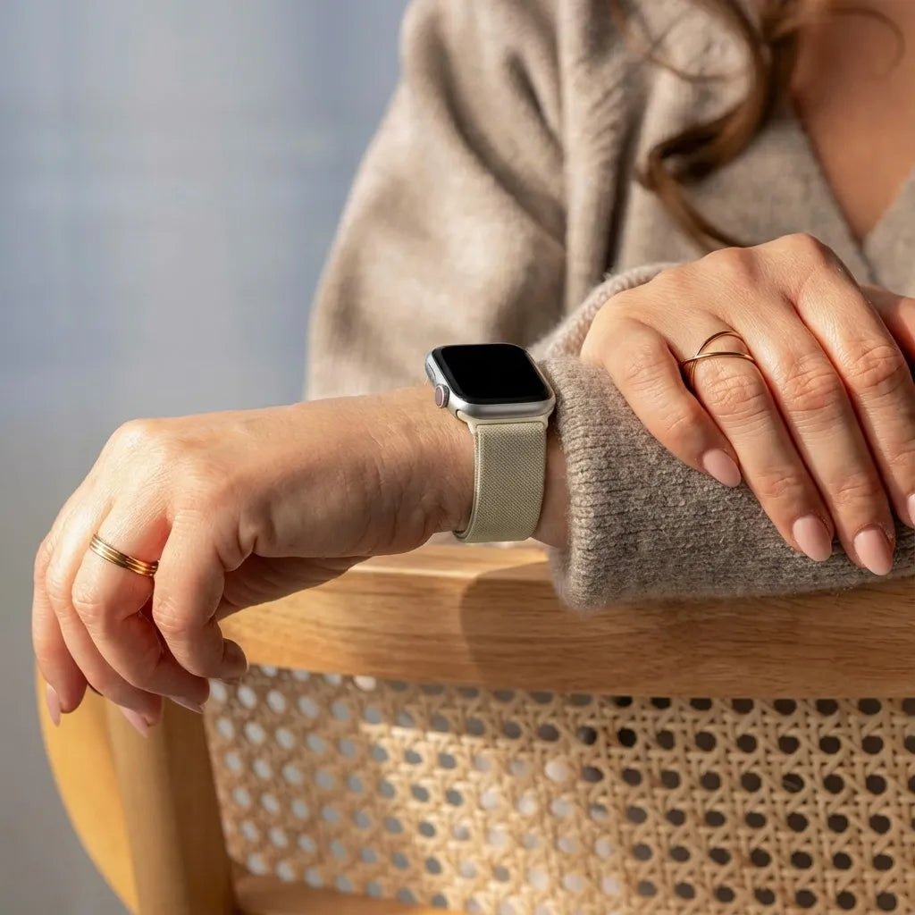 Apple Watch elastisches Armband (Polarstern)