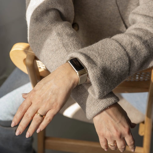 Fitbit Charge 6 Milanese Strap (Champagne)