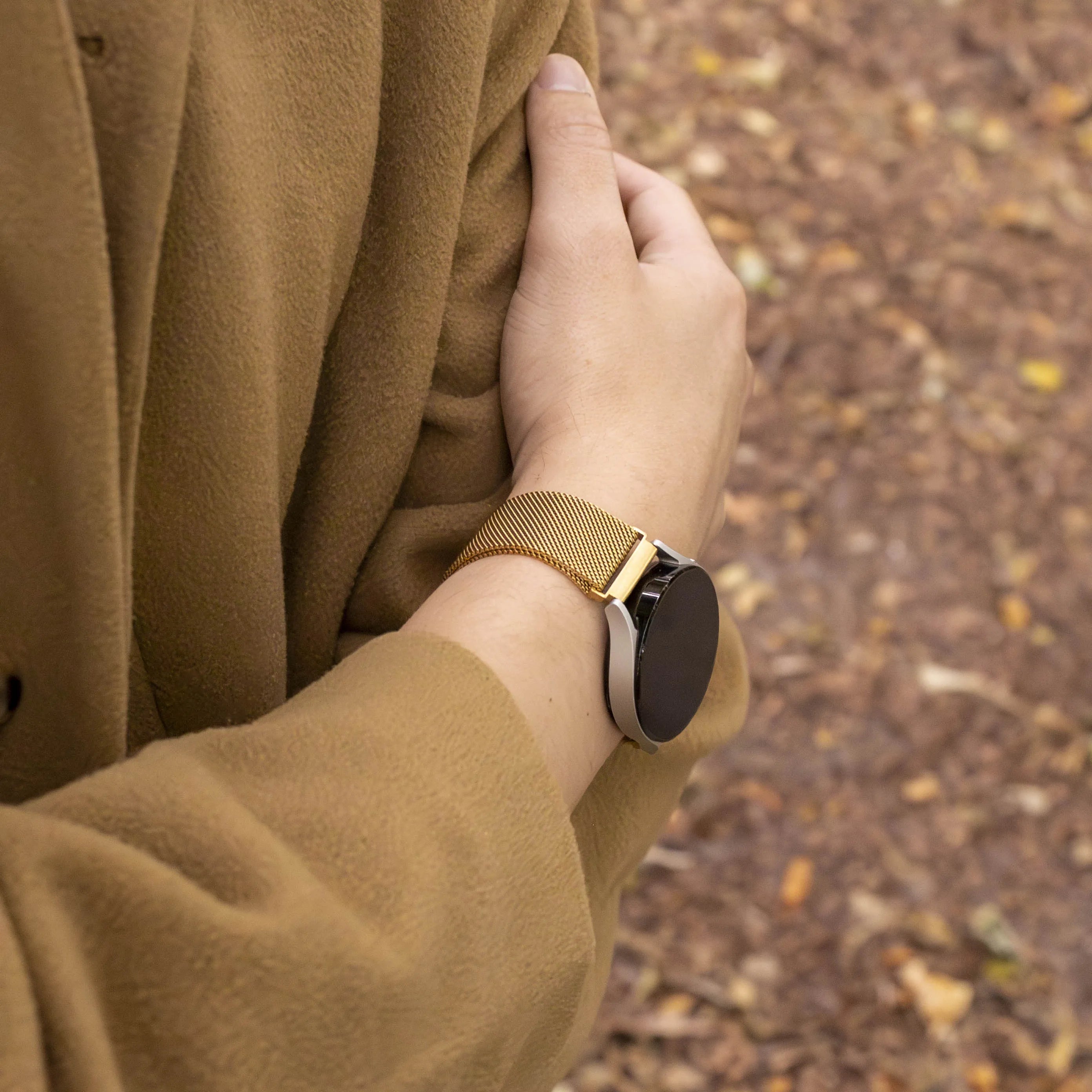 Bracelet Milanais Polar Grit X Pro (or)