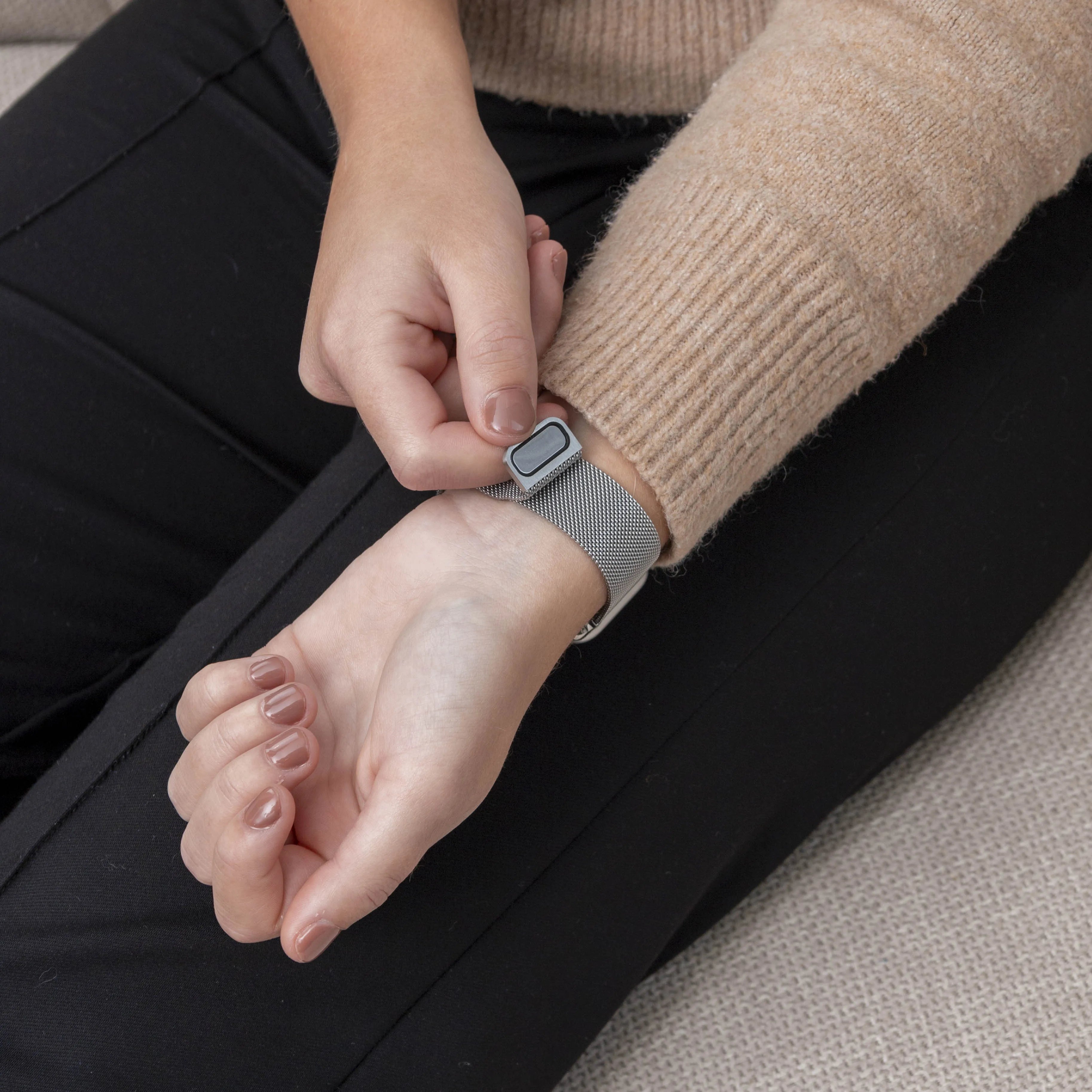 Bracelet Milanais Fitbit Inspire 3 (argent)