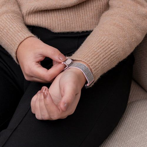 Samsung Galaxy Fit 3 Nylonarmband (Rosa)