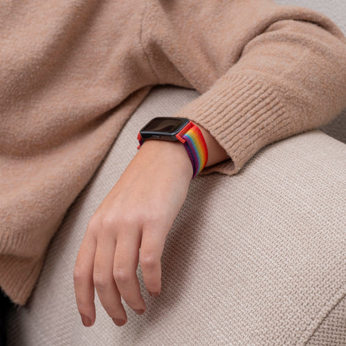 Huawei Band 10 Nylonarmband (Regenbogen)