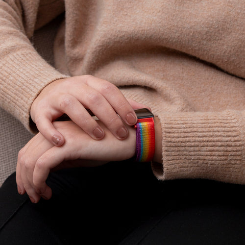 Huawei Band 10 Nylonarmband (Regenbogen)