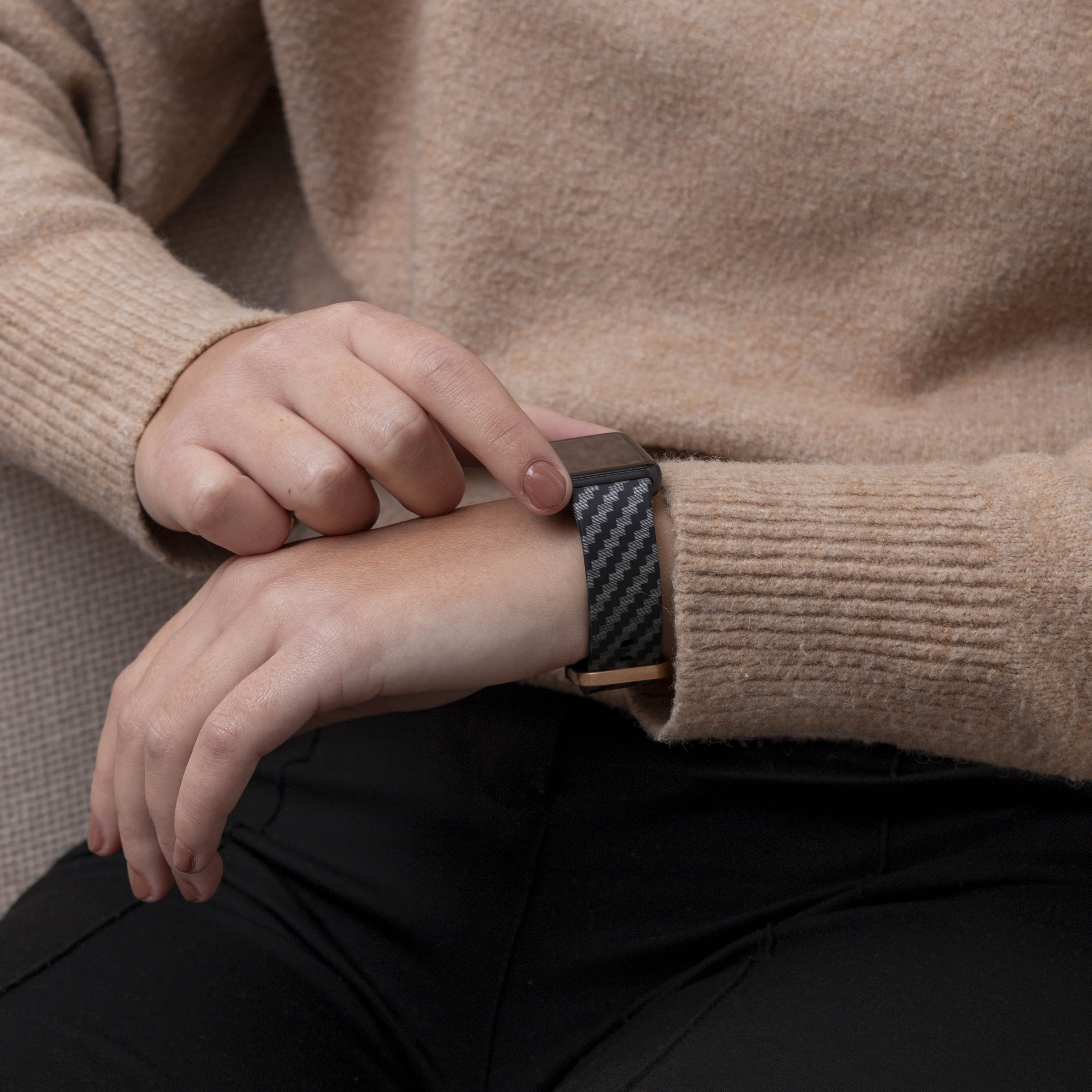 Carbon Fiber Samsung Galaxy Fit 3 bracelet