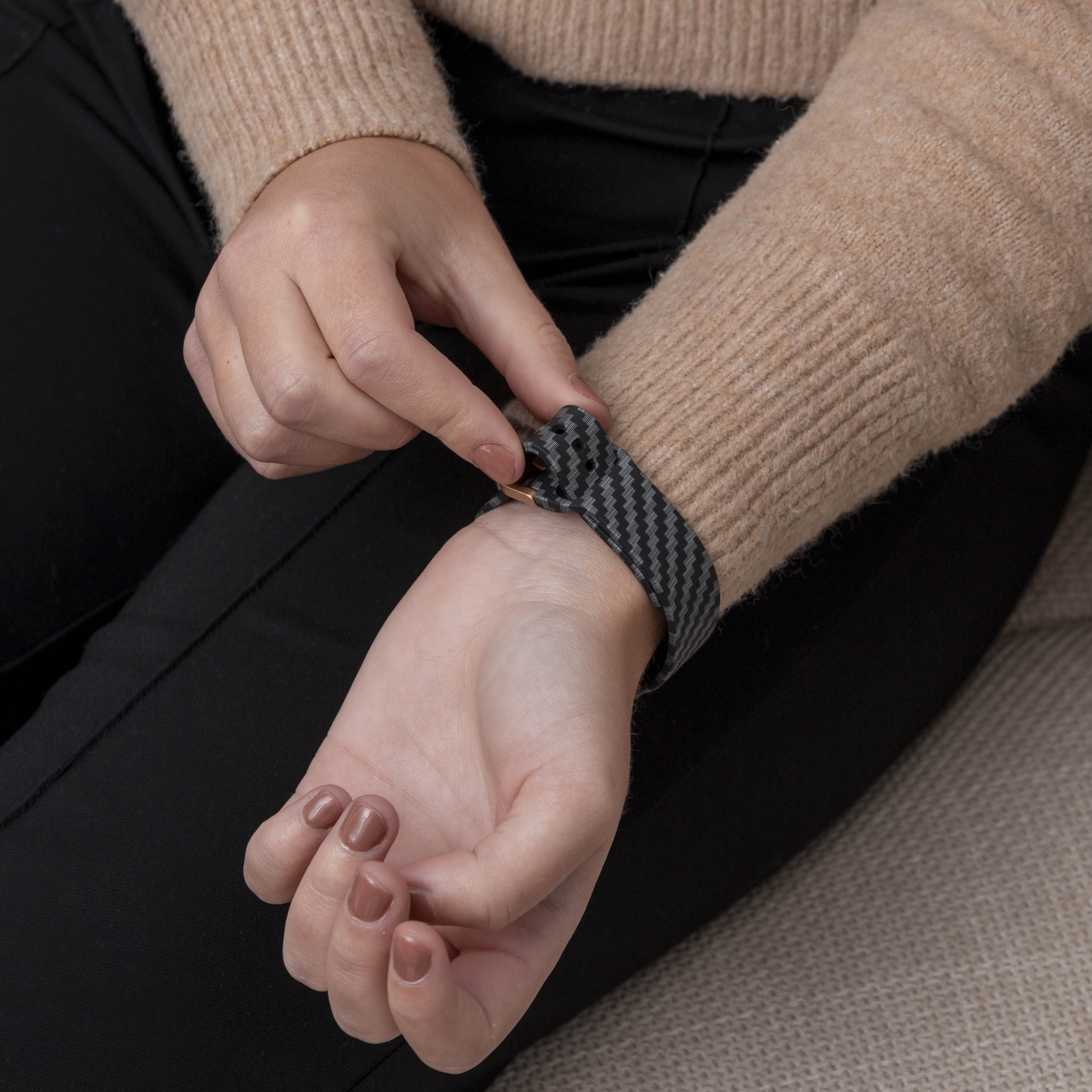 Carbon Fiber Samsung Galaxy Fit 3 bracelet