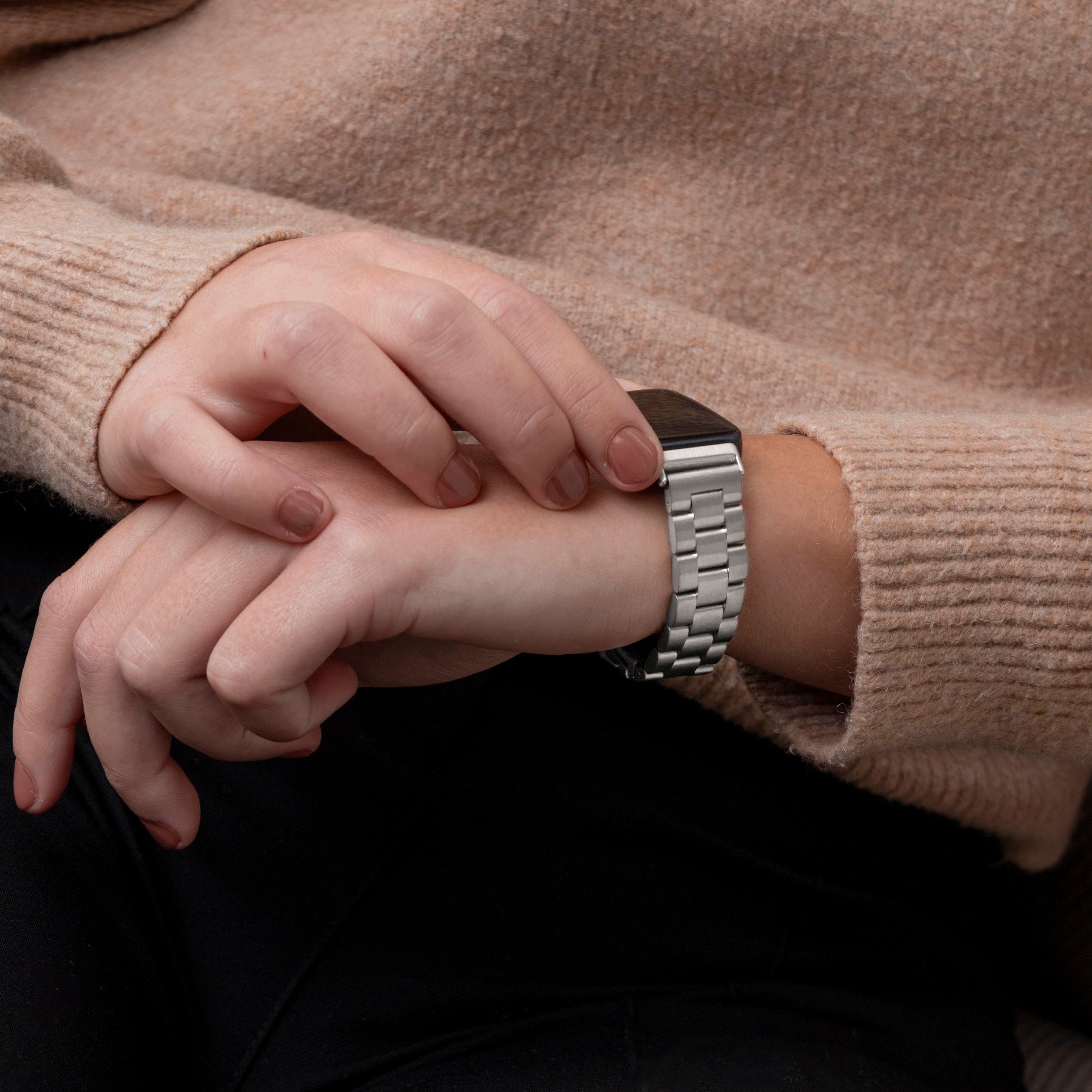 Bracelet acier Huawei Band 10 (argent)