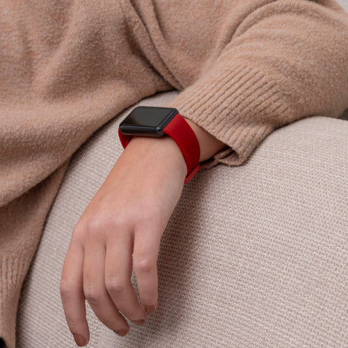 Samsung Galaxy Fit 3 siliconen bandje (rood)