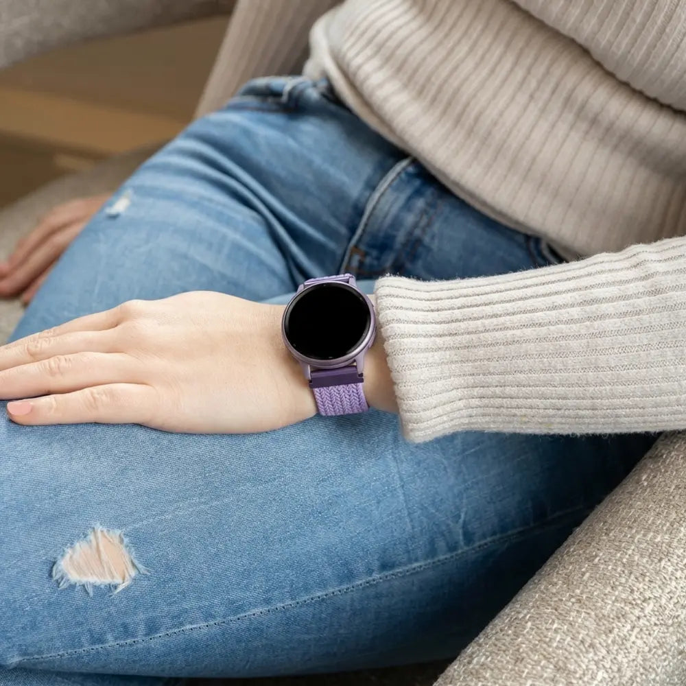Bandz Polar Unite geflochtenes Nylonarmband (Lila)