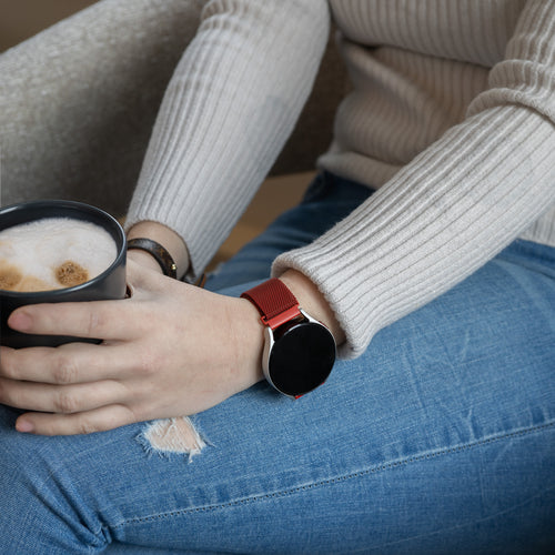 Correa milanese Galaxy Watch 5 Pro (roja)