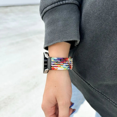 Correa trenzada ajustable Amazfit Active (arcoiris)