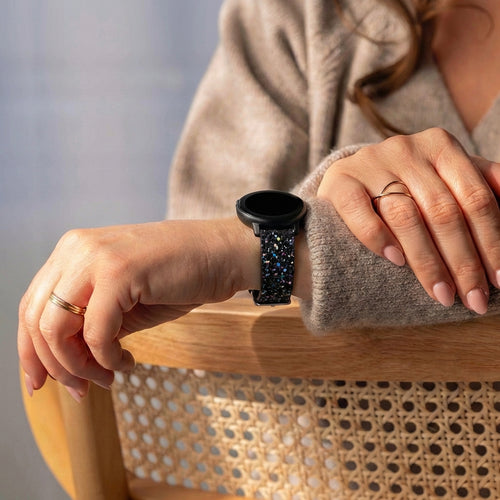 Correa cuero brillante Samsung Galaxy Watch 7 - 40mm (negro)