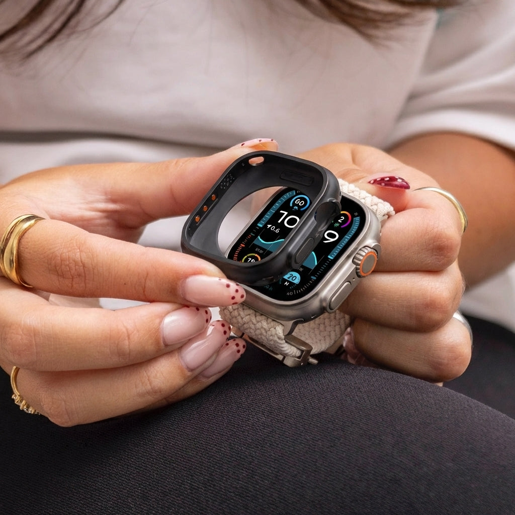 Bandz Funda metálica Apple Watch Ultra - 49mm (negro)