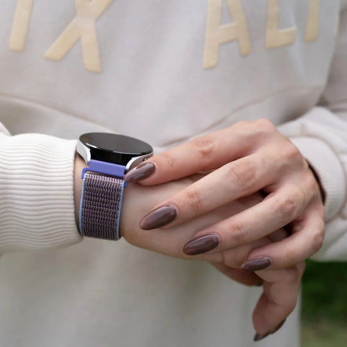 Bracelet nylon Oppo Watch X3 (lilas)