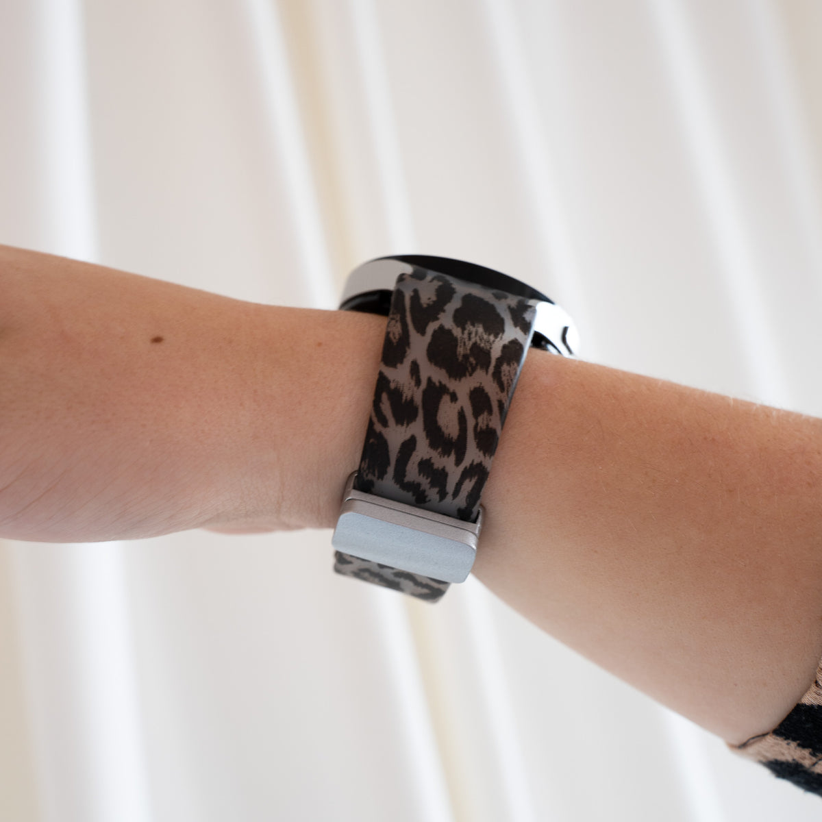 Silicone Magnetic Patterned Strap, lifestyle photo