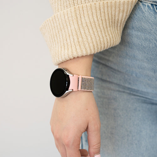 Nylon Strap 'One Push', pink, lifestyle photo