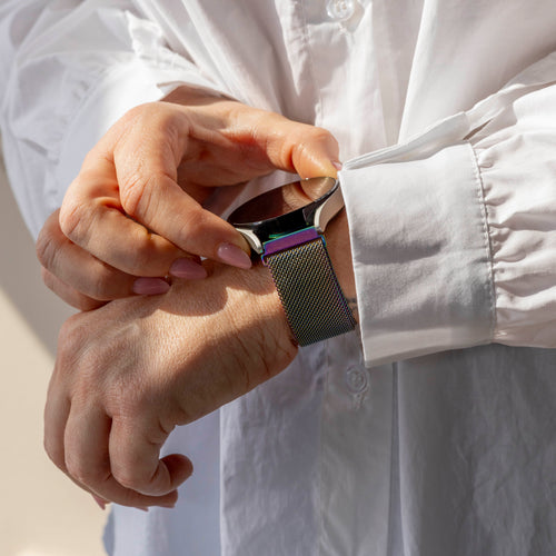 Samsung Galaxy Watch 6 - 40mm Milanese-Armband (Regenbogen)