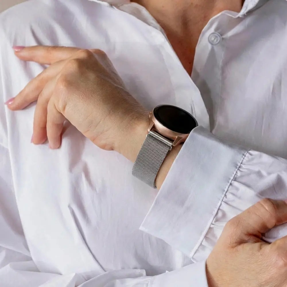 Bracelet milanais Garmin Vivoactive 5 (argent)