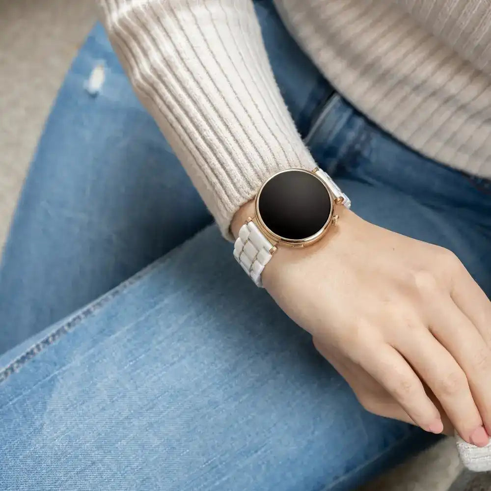 Bracelet céramique Huawei Watch GT 4 41mm (blanc/or)