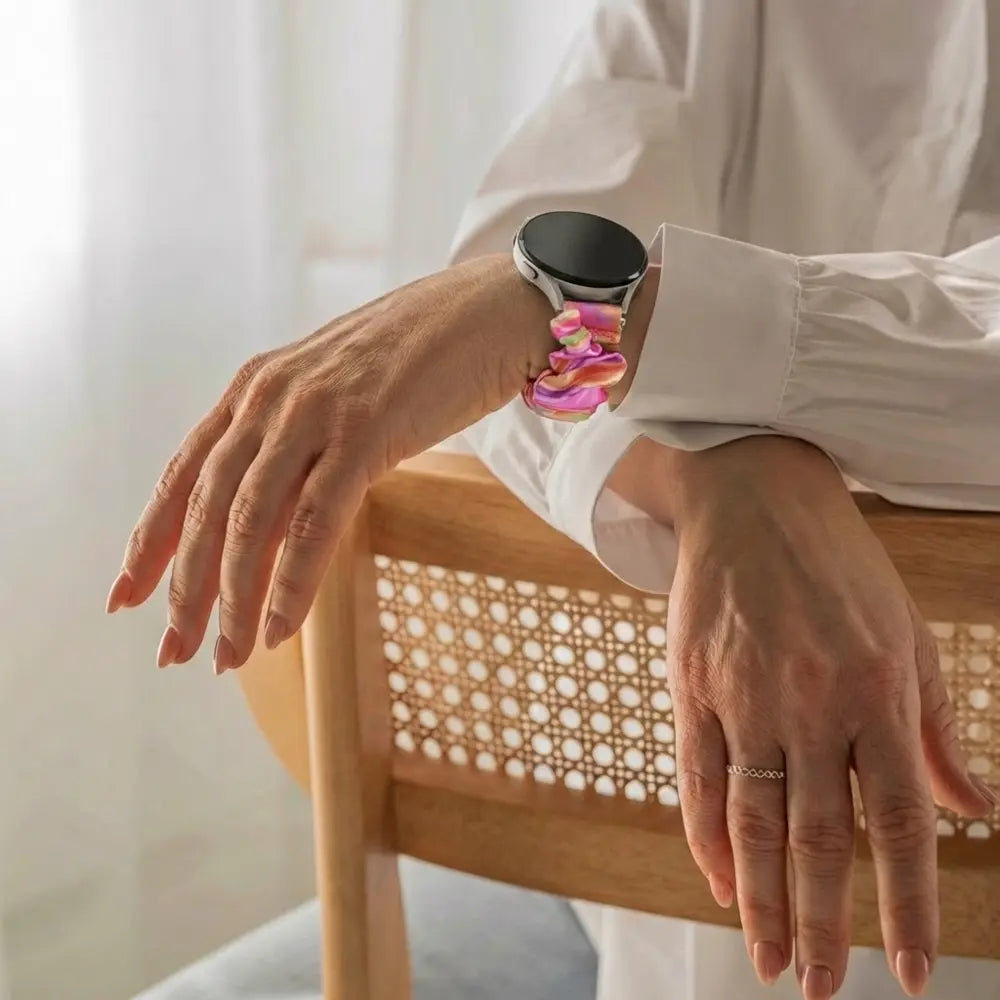 Correa scrunchie Samsung Galaxy Watch Active (multicolor)