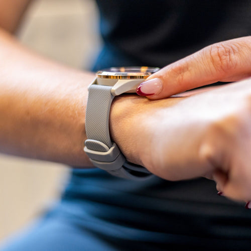 Bracelet silicone Huawei Watch 5 - 42mm (gris)