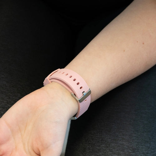 Bandz Coros Apex 4 - 42mm Silikonarmband 'Deluxe' (Rosa)