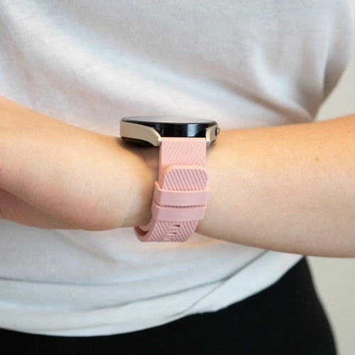 Bandz ICE Smart 2.0 Rectangular 1.96 Silikonarmband 'Deluxe' (Rosa)