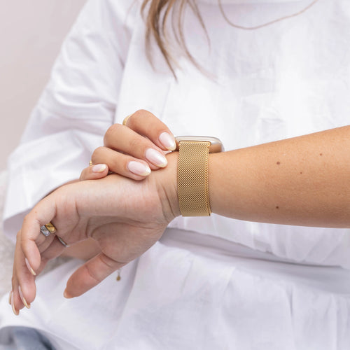 Bracelet Milanais Fitbit Sense (or)