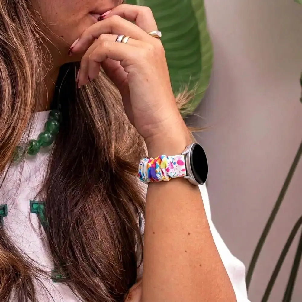 Garmin Vivoactive 6 Scrunchie Strap (Tie-Dye)