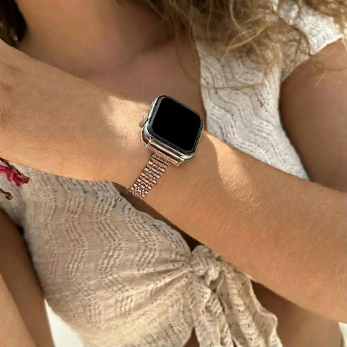 xoxo Wildhearts Apple Watch Stahlarmband 'Slim' (Roségold)