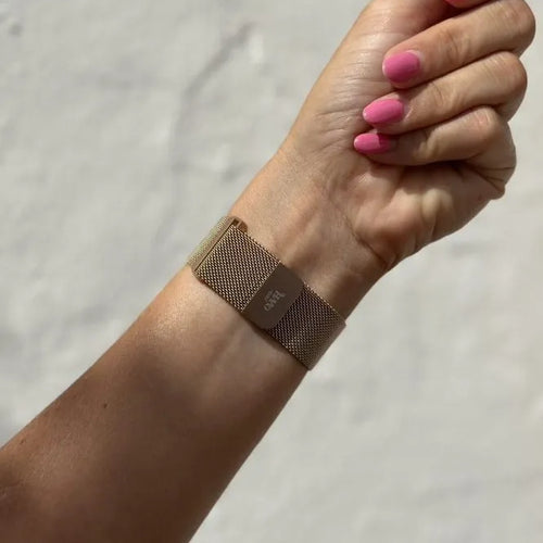 xoxo Wildhearts Polar Grit X Pro Milanese Strap (Rose Pink)